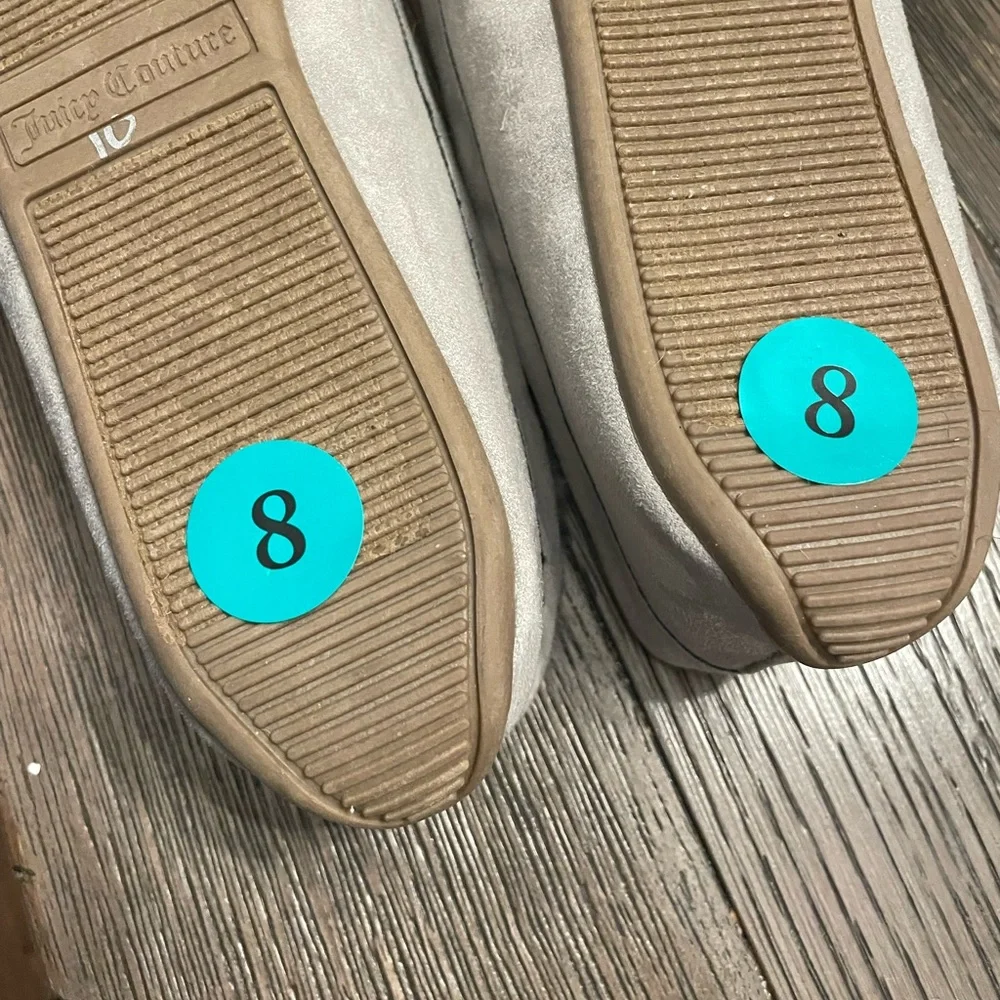 Juicy gray suede moccasins - Picture 4 of 7
